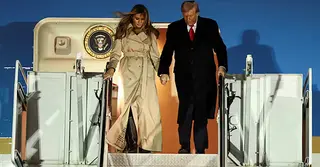 যুক্তরাজ্যে রাষ্ট্রীয় সফরে ট্রাম্প-মেলানিয়া